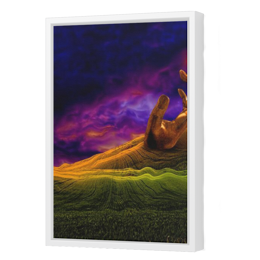 Thumbnail for Canvas - White Floating Frame