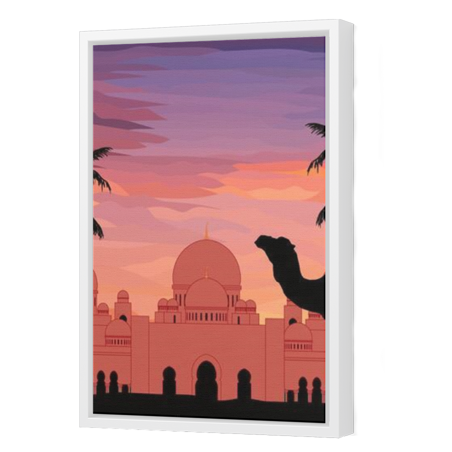 Thumbnail for Canvas - White Floating Frame