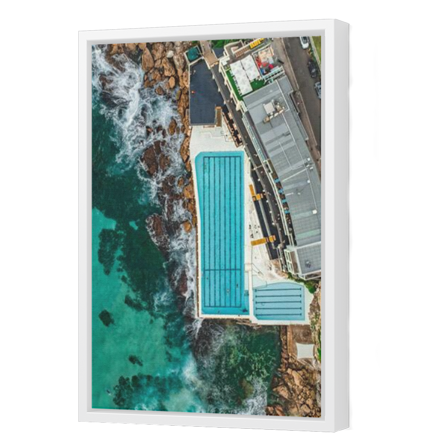 Thumbnail for Canvas - White Floating Frame