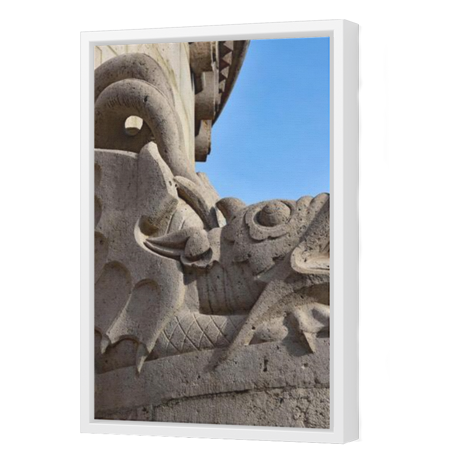 Thumbnail for Canvas - White Floating Frame