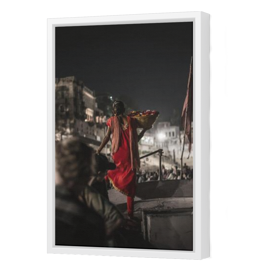 Thumbnail for Canvas - White Floating Frame