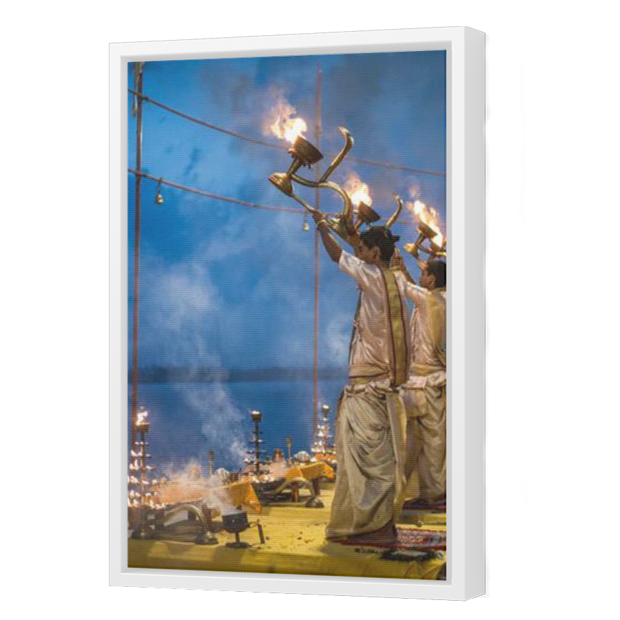 Thumbnail for Canvas - White Floating Frame