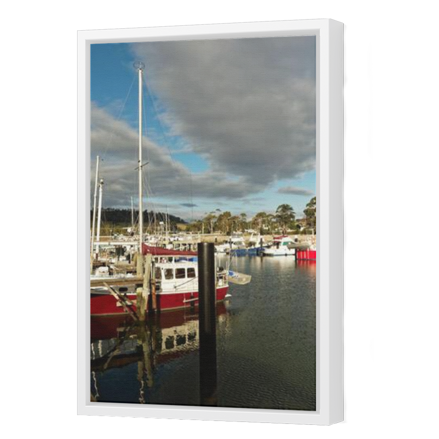 Thumbnail for Canvas - White Floating Frame