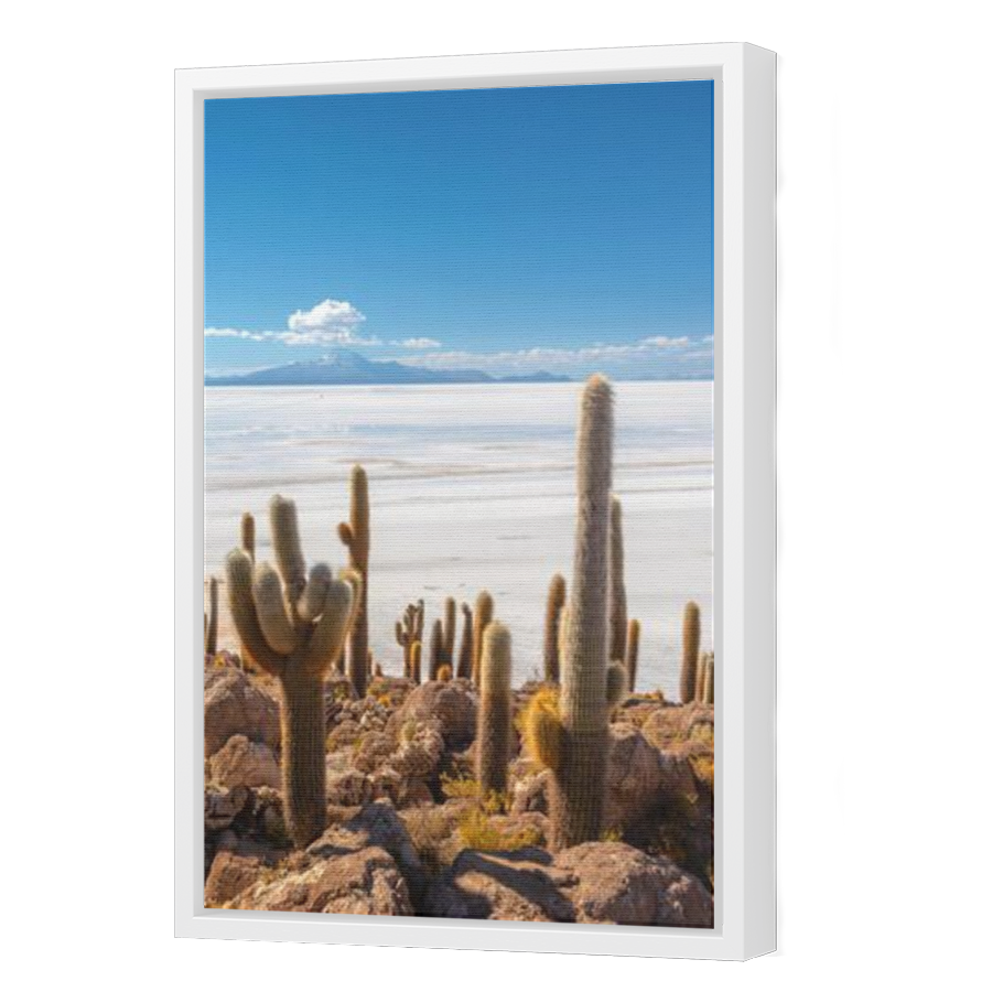Thumbnail for Canvas - White Floating Frame