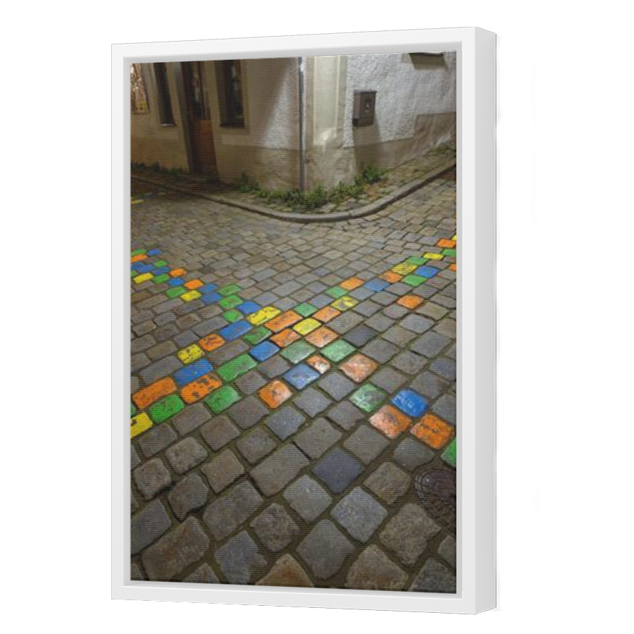 Thumbnail for Canvas - White Floating Frame