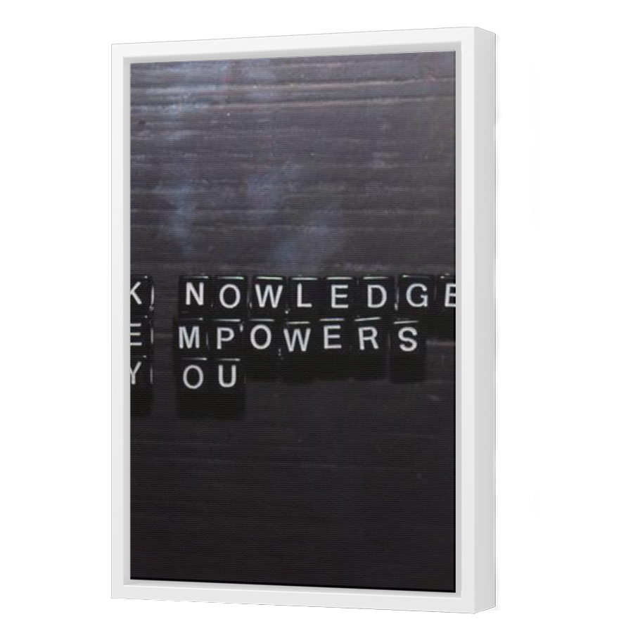 Thumbnail for Canvas - White Floating Frame
