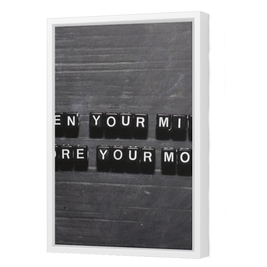 Thumbnail for Canvas - White Floating Frame