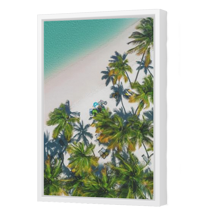Thumbnail for Canvas - White Floating Frame