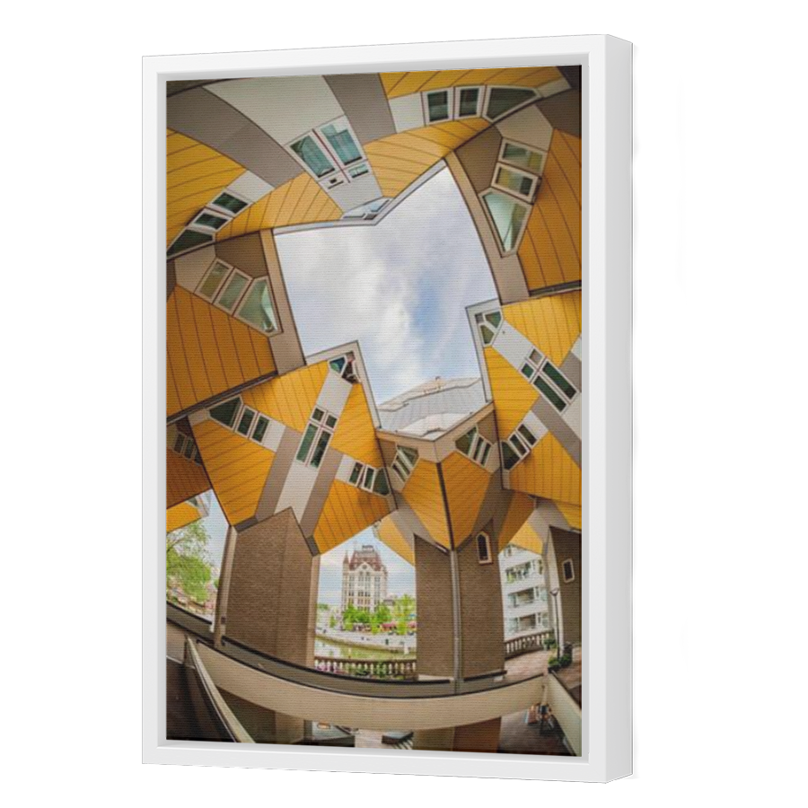 Thumbnail for Canvas - White Floating Frame