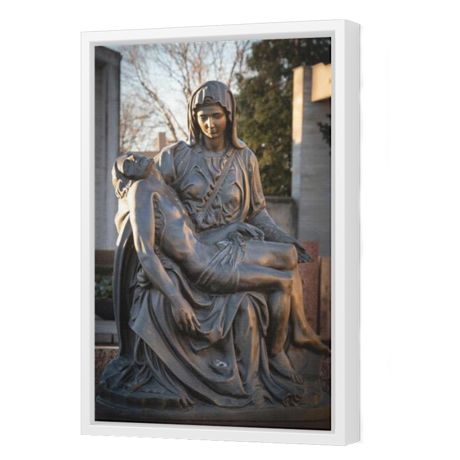 Thumbnail for Canvas - White Floating Frame