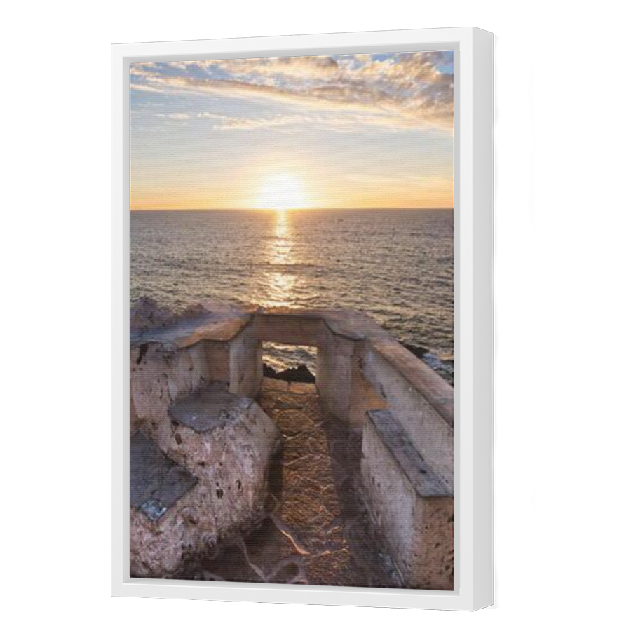 Thumbnail for Canvas - White Floating Frame