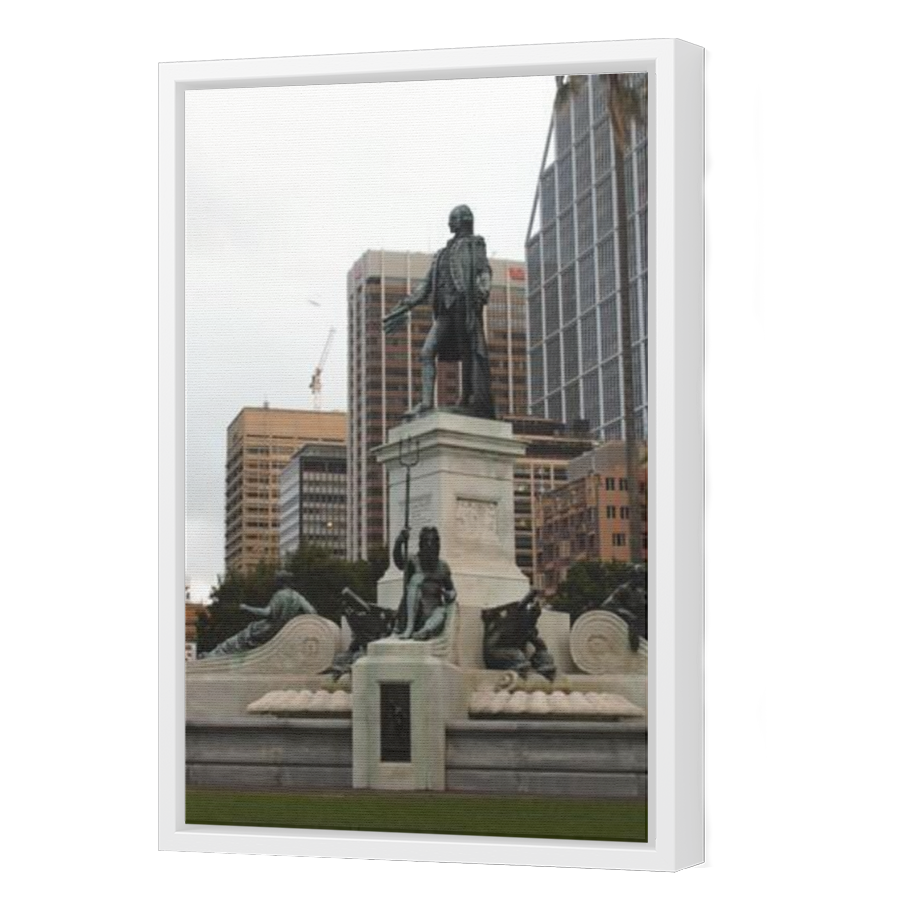 Thumbnail for Canvas - White Floating Frame