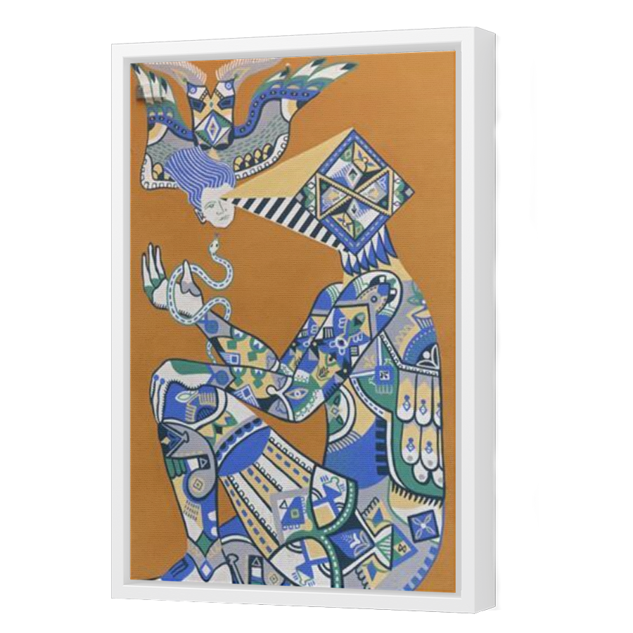 Thumbnail for Canvas - White Floating Frame