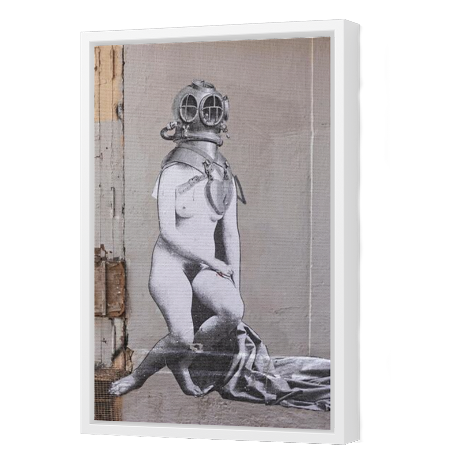 Thumbnail for Canvas - White Floating Frame