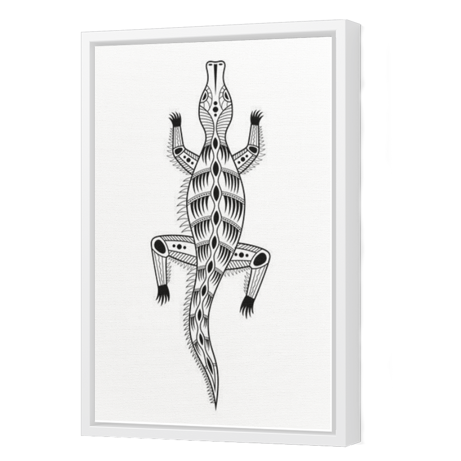 Thumbnail for Canvas - White Floating Frame