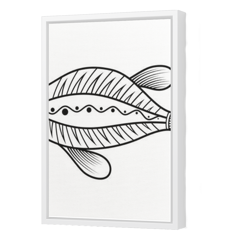 Thumbnail for Canvas - White Floating Frame