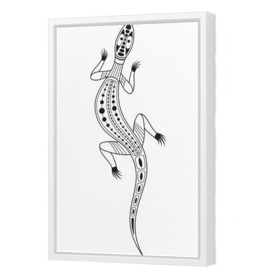 Thumbnail for Canvas - White Floating Frame