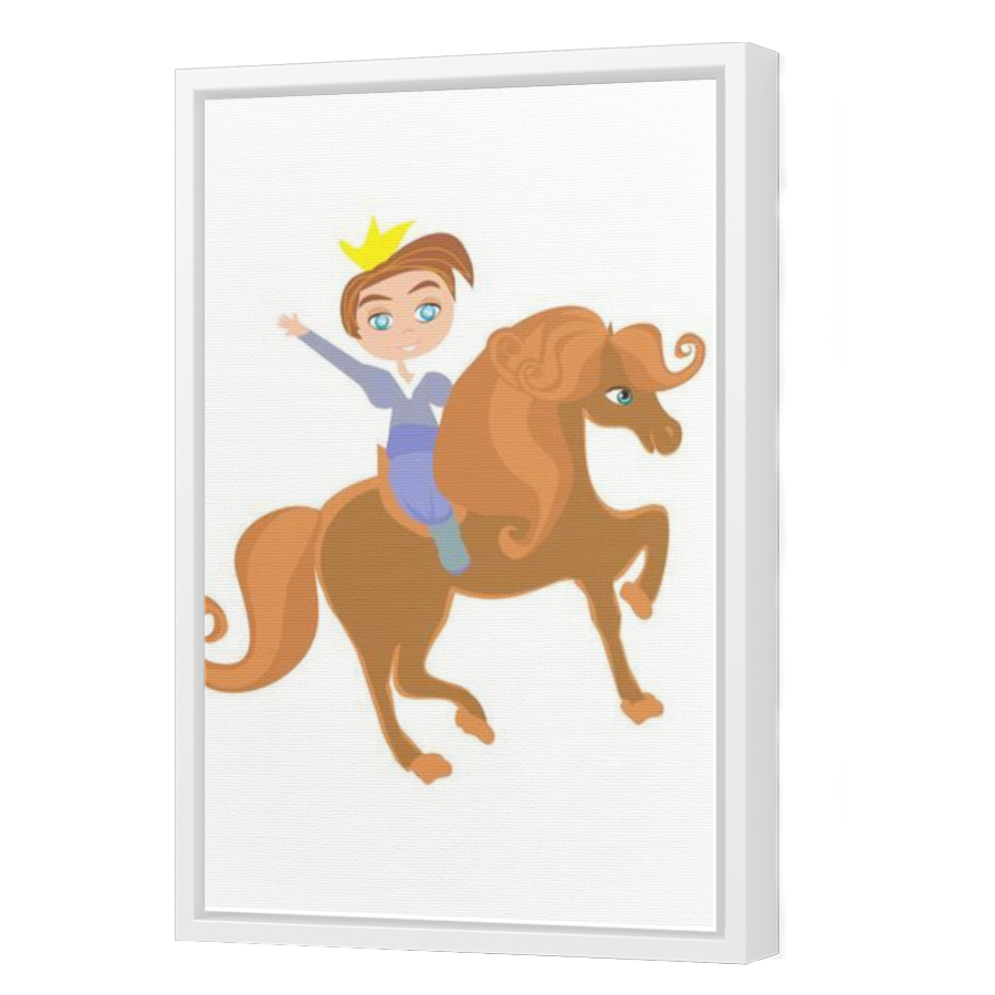 Thumbnail for Canvas - White Floating Frame