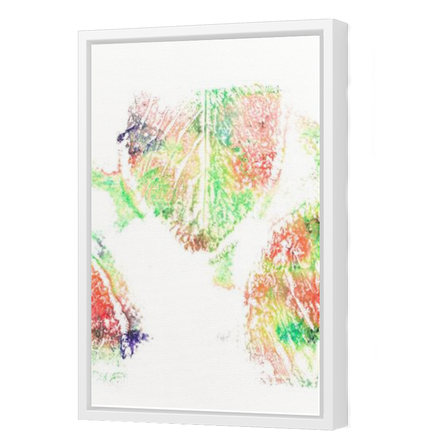 Thumbnail for Canvas - White Floating Frame