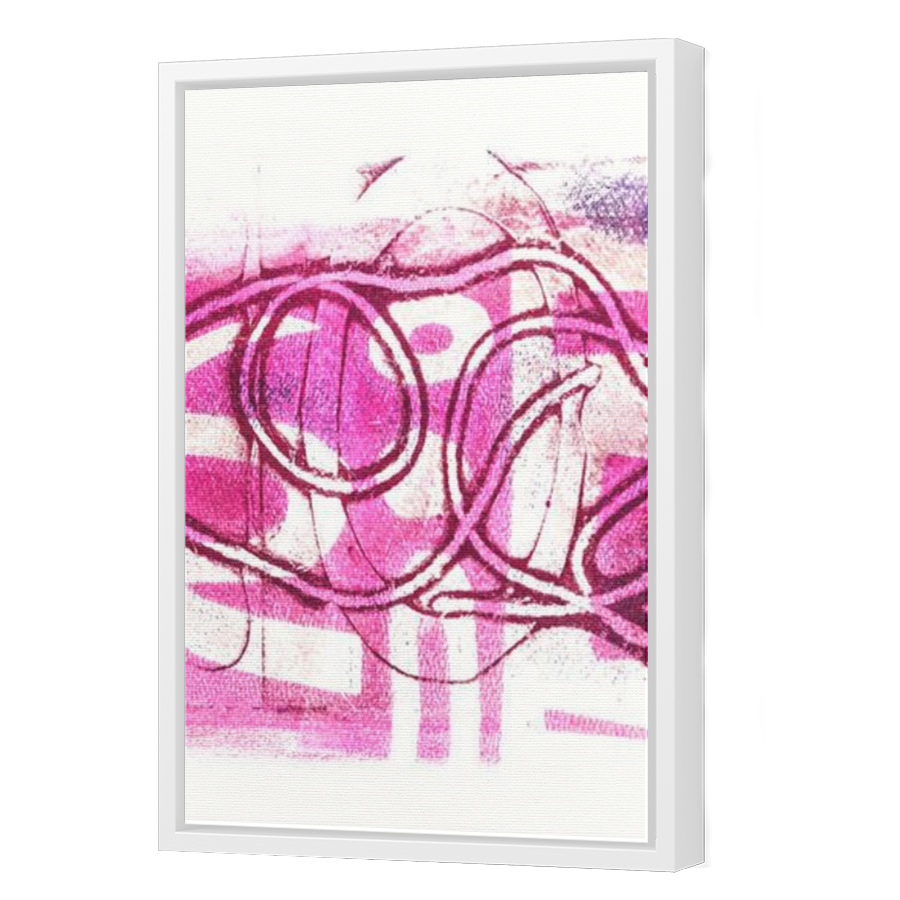Thumbnail for Canvas - White Floating Frame