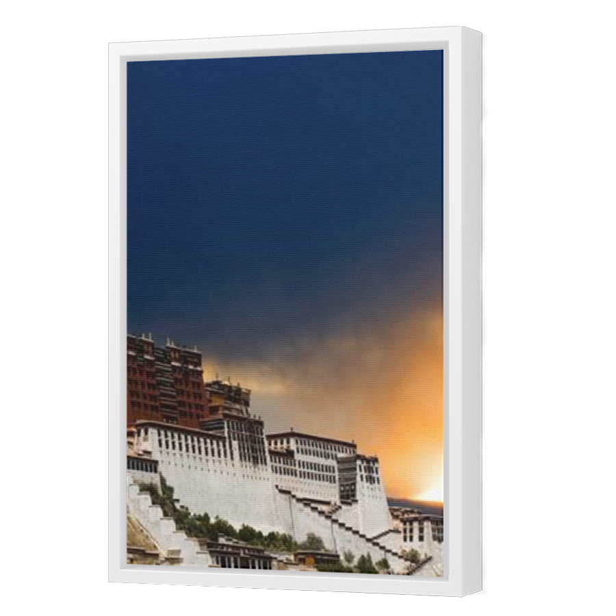 Thumbnail for Canvas - White Floating Frame