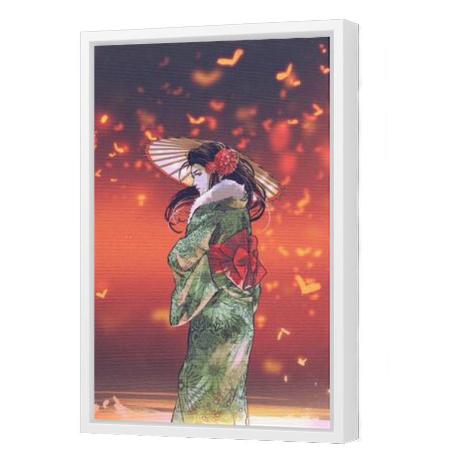 Thumbnail for Canvas - White Floating Frame