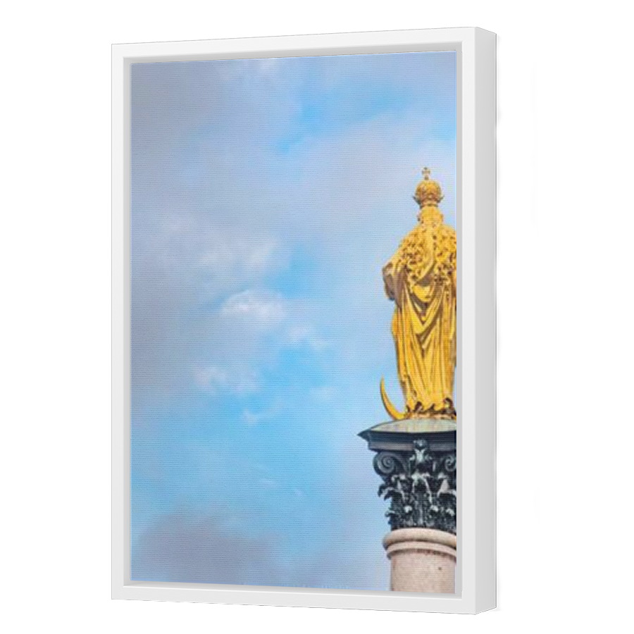Thumbnail for Canvas - White Floating Frame