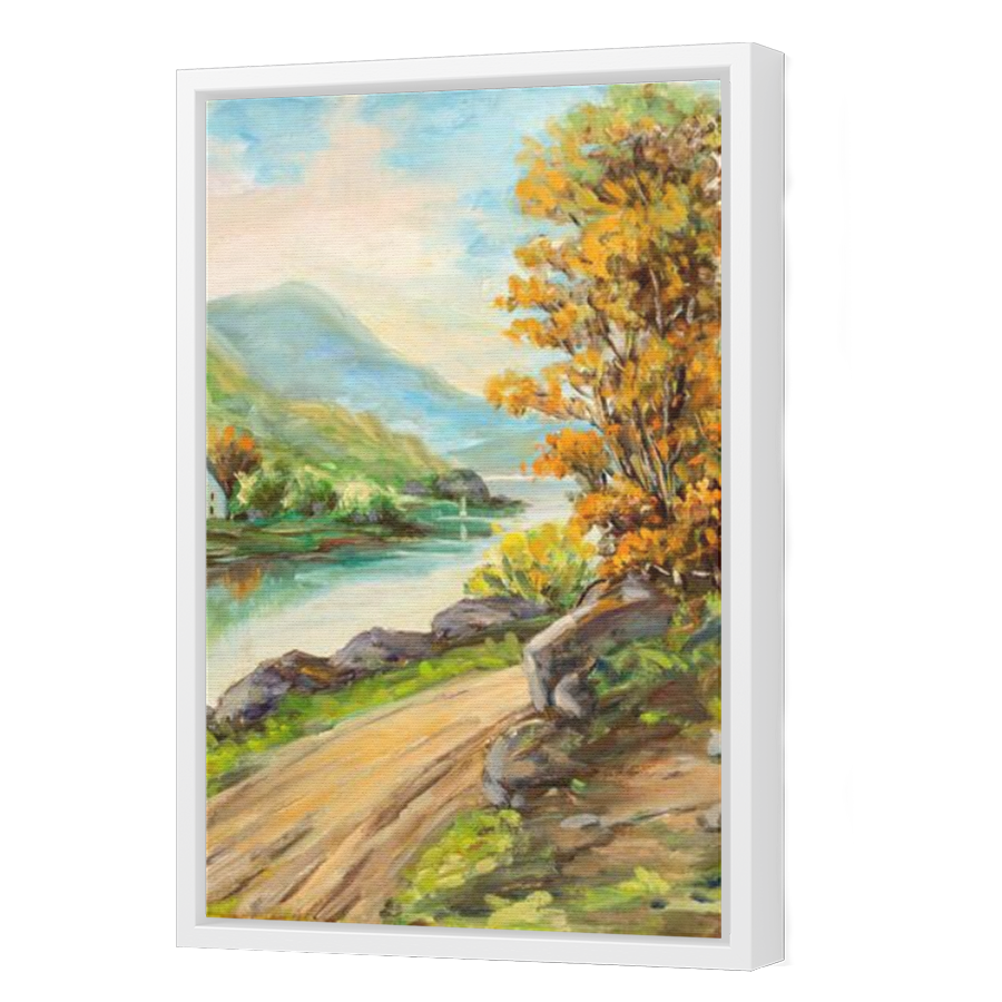 Thumbnail for Canvas - White Floating Frame