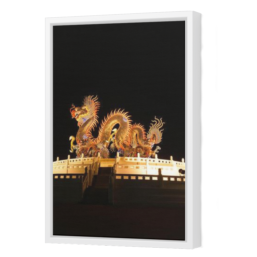 Thumbnail for Canvas - White Floating Frame
