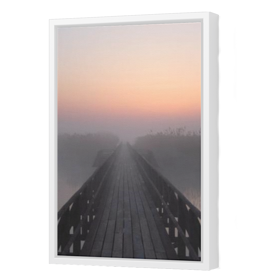 Thumbnail for Canvas - White Floating Frame