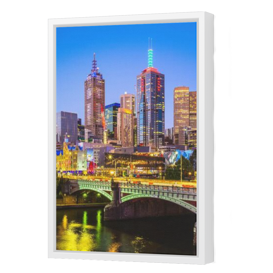 Thumbnail for Canvas - White Floating Frame