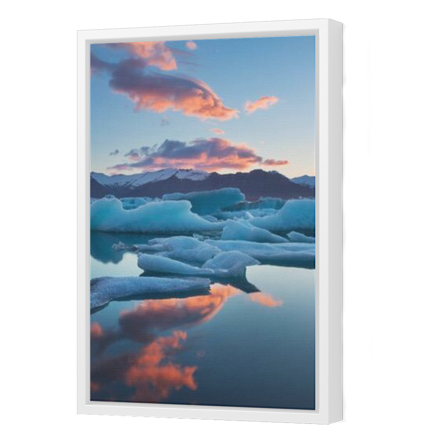 Thumbnail for Canvas - White Floating Frame
