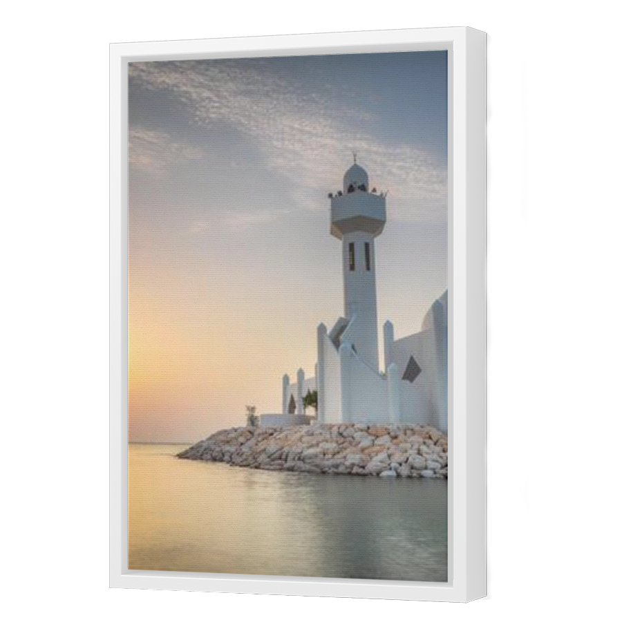 Thumbnail for Canvas - White Floating Frame