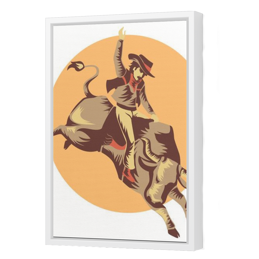 Thumbnail for Canvas - White Floating Frame