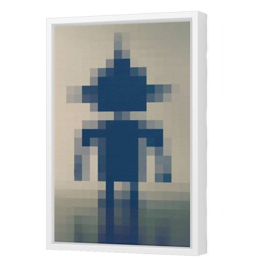 Thumbnail for Canvas - White Floating Frame