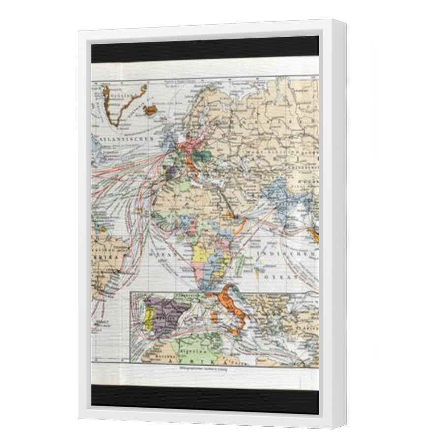 Thumbnail for Canvas - White Floating Frame