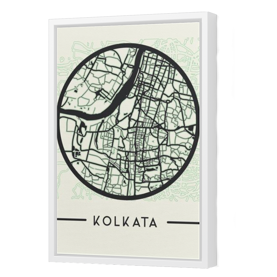 Thumbnail for Canvas - White Floating Frame