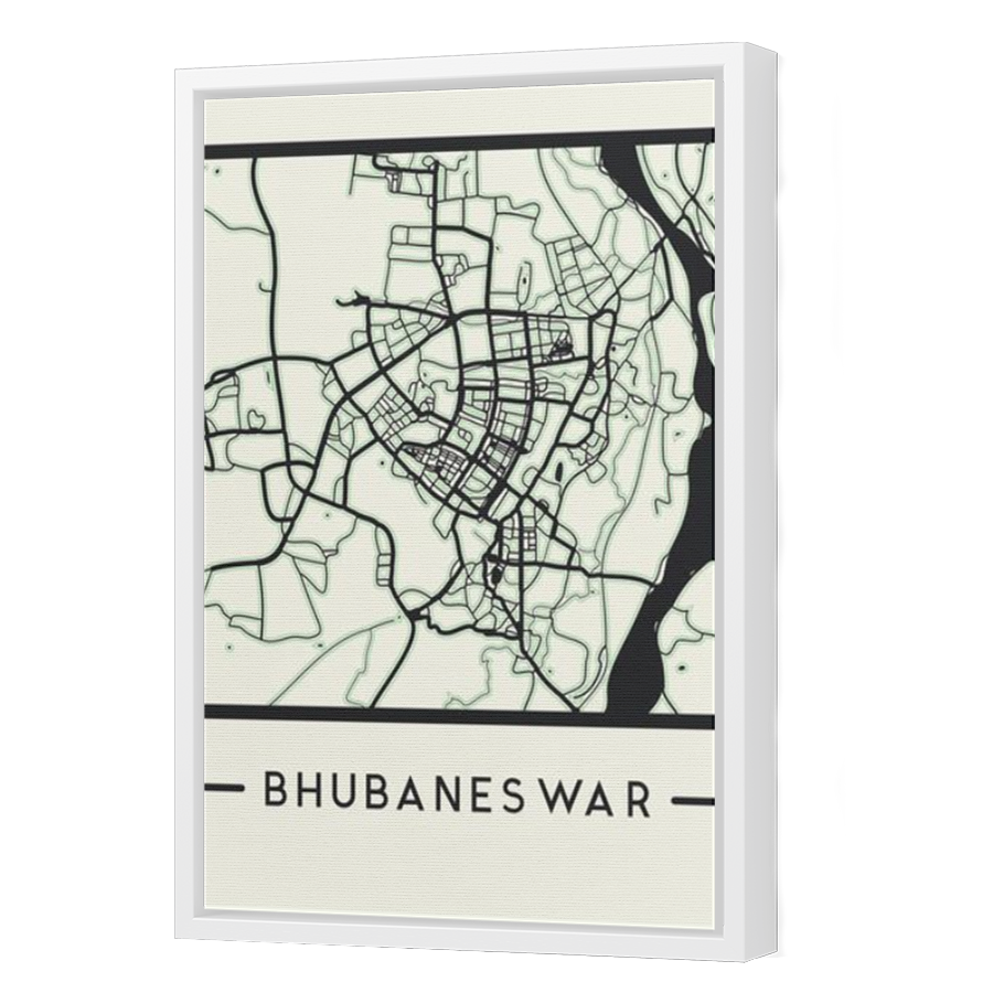 Thumbnail for Canvas - White Floating Frame