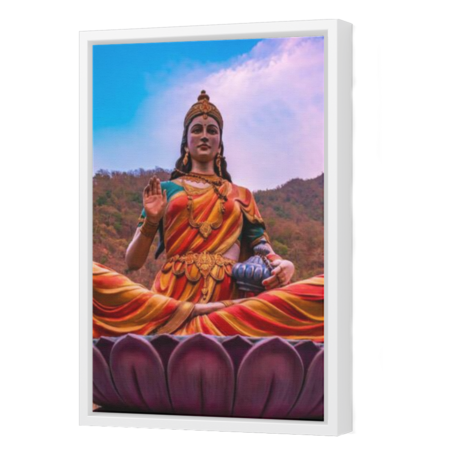Thumbnail for Canvas - White Floating Frame
