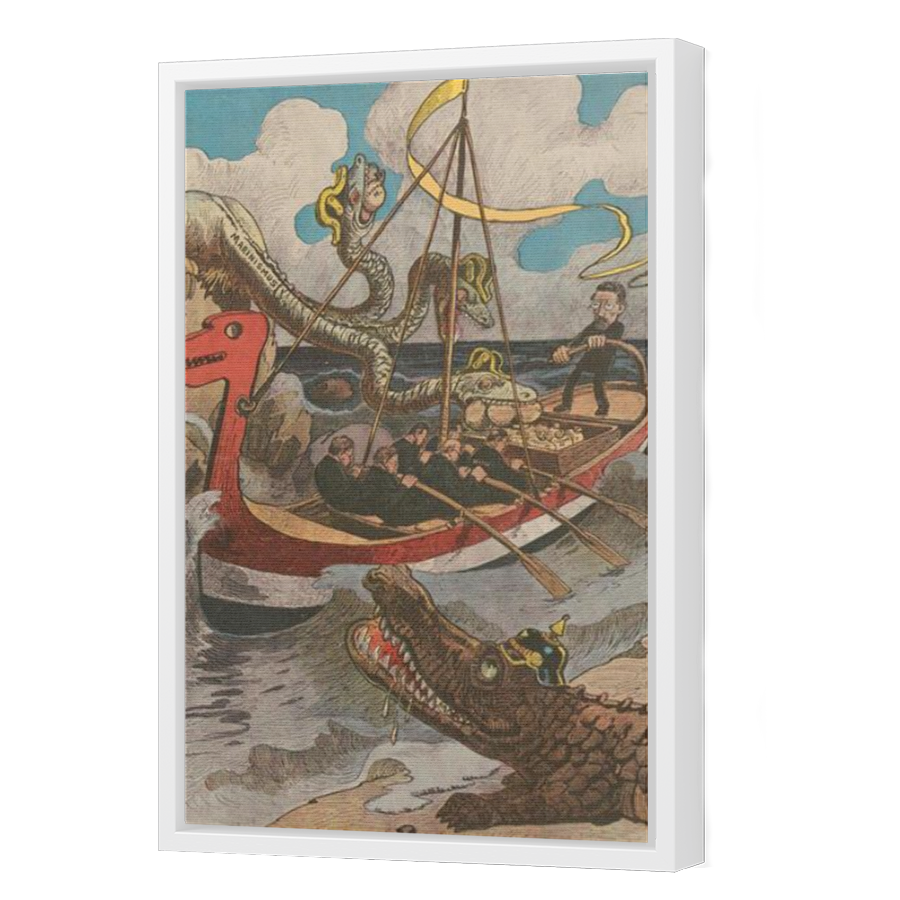 Thumbnail for Canvas - White Floating Frame
