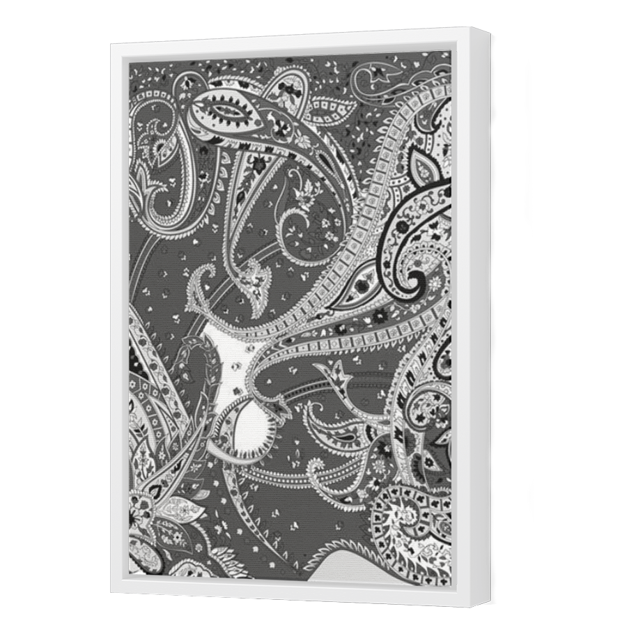 Thumbnail for Canvas - White Floating Frame