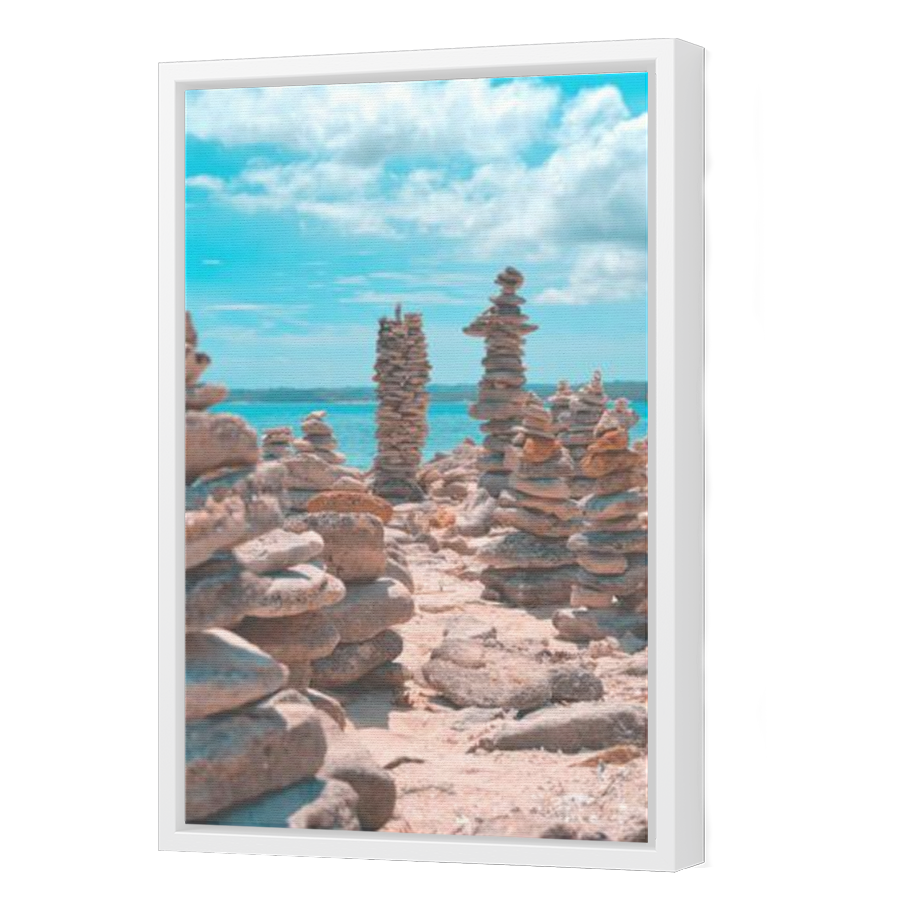 Thumbnail for Canvas - White Floating Frame