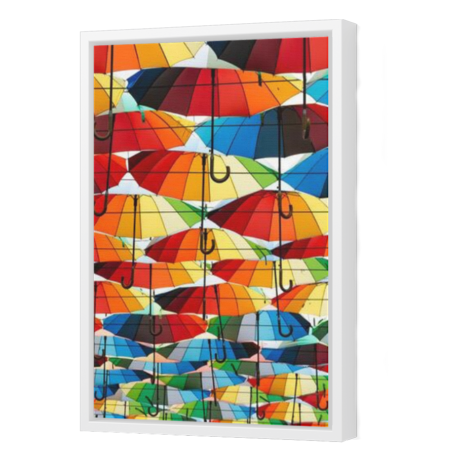Thumbnail for Canvas - White Floating Frame