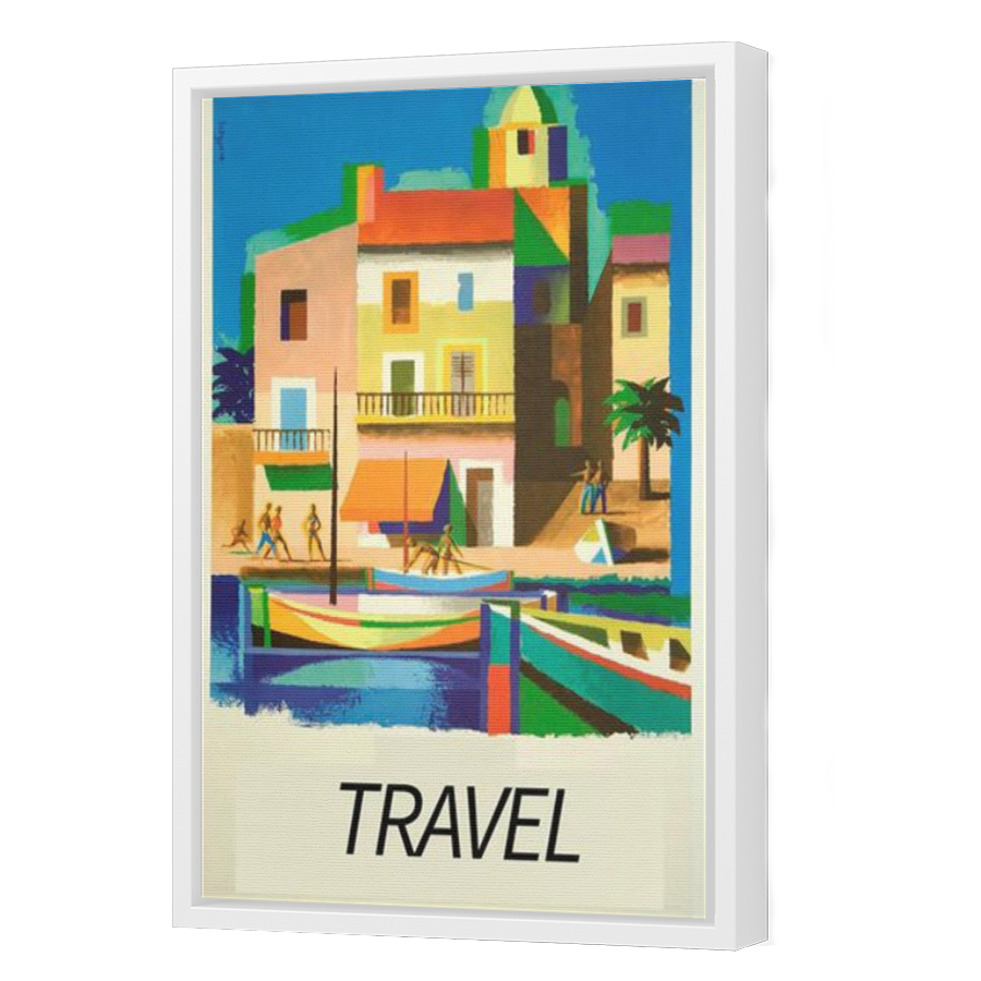 Thumbnail for Canvas - White Floating Frame