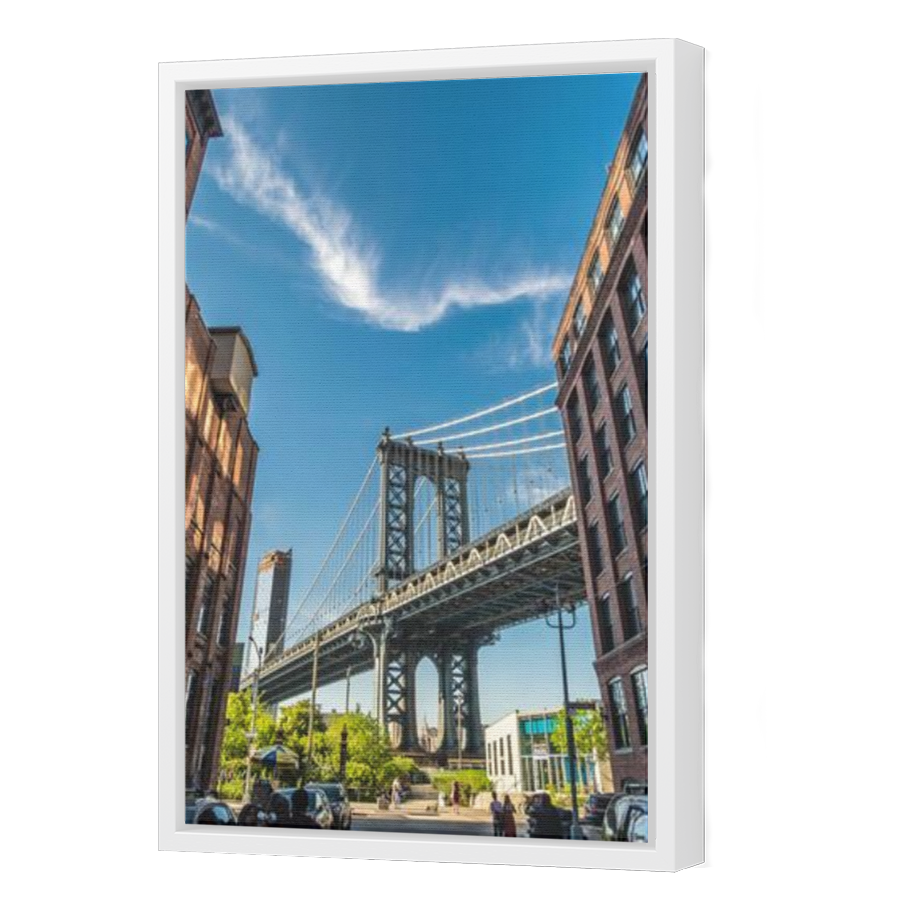 Thumbnail for Canvas - White Floating Frame