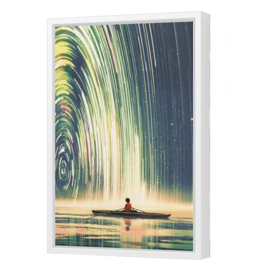 Thumbnail for Canvas - White Floating Frame