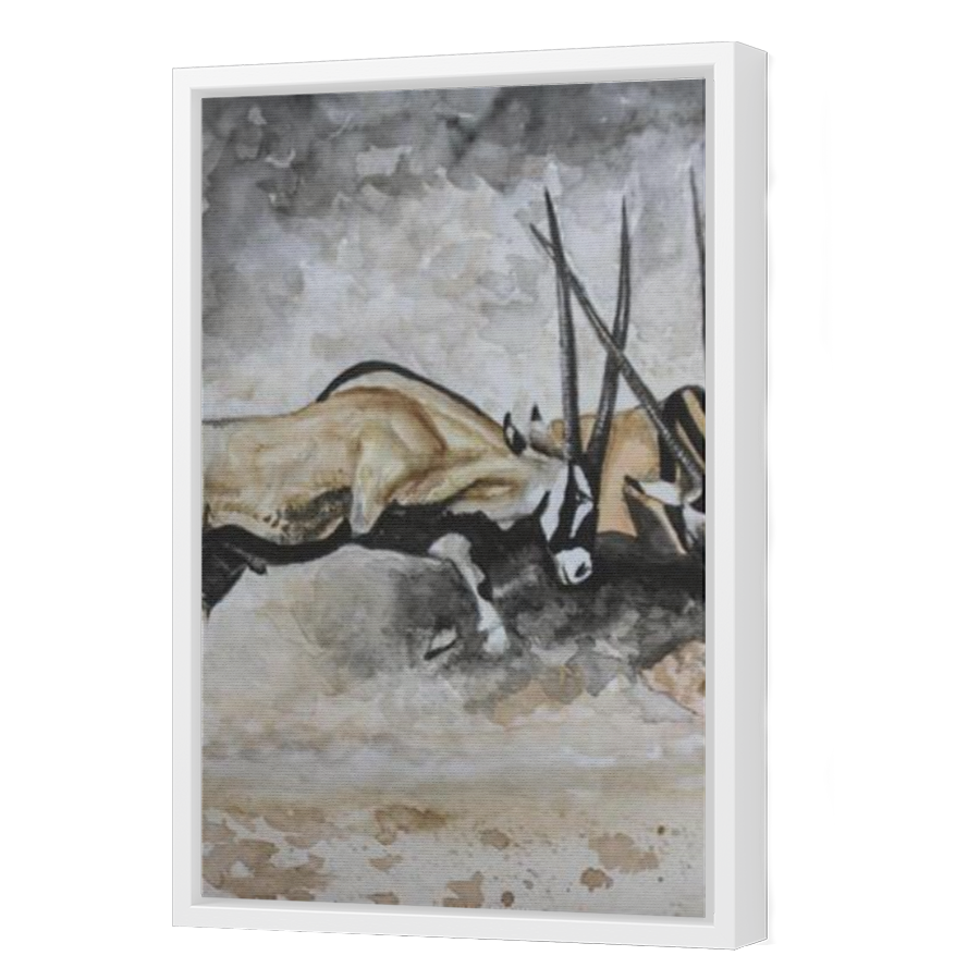 Thumbnail for Canvas - White Floating Frame