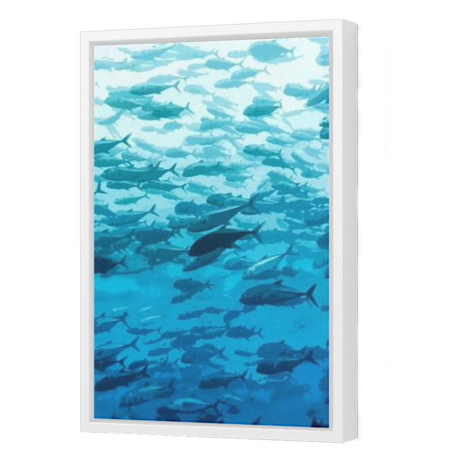 Thumbnail for Canvas - White Floating Frame