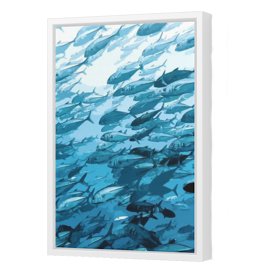 Thumbnail for Canvas - White Floating Frame