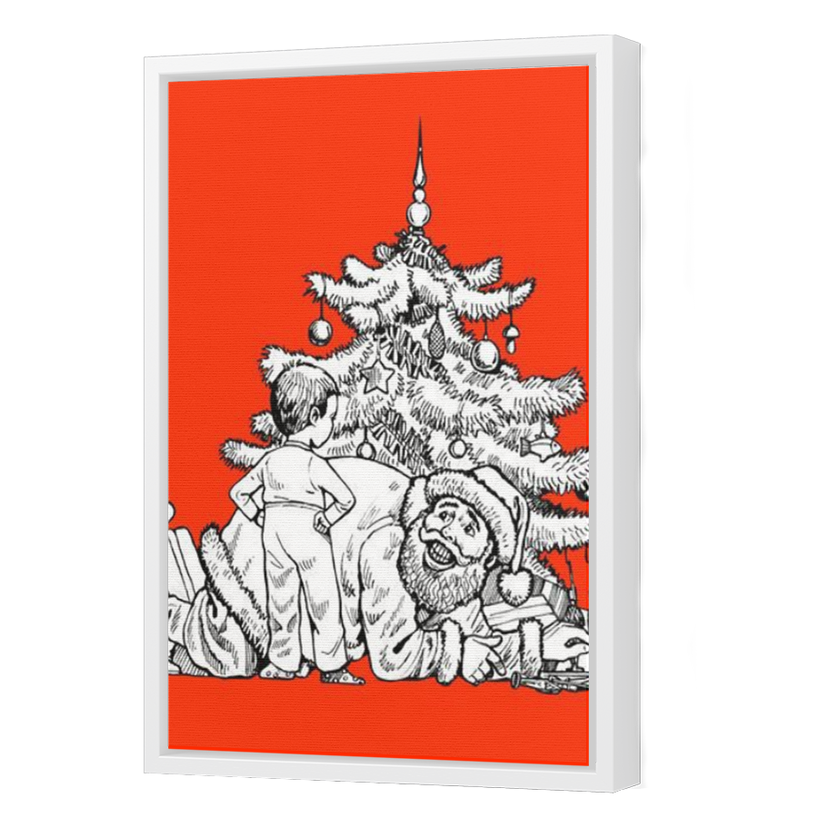 Thumbnail for Canvas - White Floating Frame